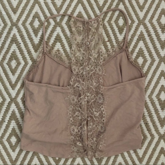 Forever 21 Pink Lace Top - Picture 2 of 3